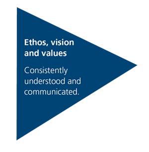 ethos, vision and values
